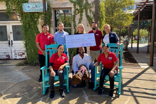 Lone Star Court Gives  back to Austin Humane Society